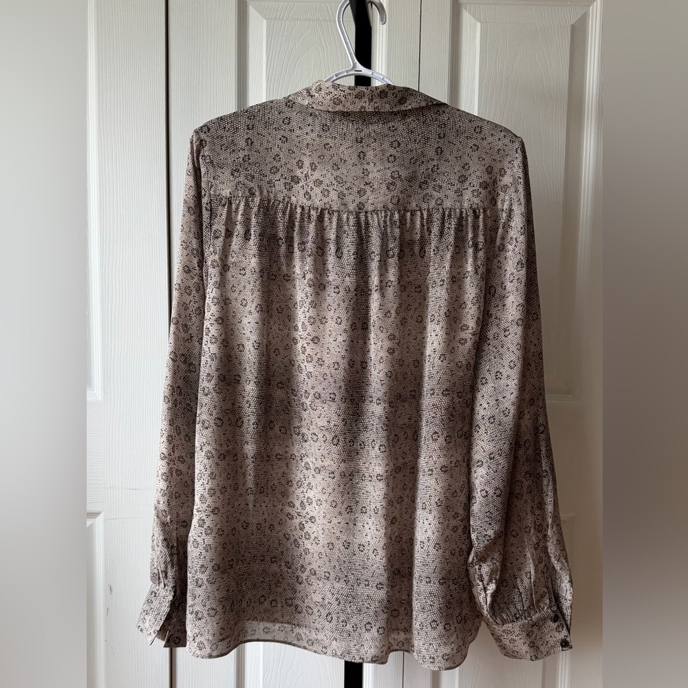 Frame Beige Patterned Blouse - Picture 8 of 13
